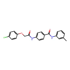 4-{[(4-chlorophenoxy)acetyl]amino}-N-(3-methylphenyl)benzamide structure