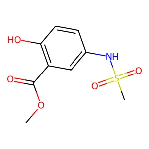 Methyl 2-hydroxy-5-(methanesulfonamido)benzoate structure