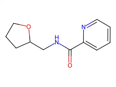 N-(oxolan-2-ylmethyl)pyridine-2-carboxamide structure