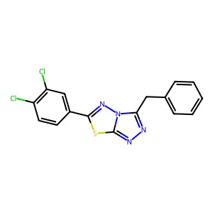 3-Benzyl-6-(3,4-dichlorophenyl)[1,2,4]triazolo[3,4-b][1,3,4]thiadiazole structure