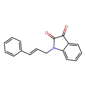 1-(3-Phenyl-2-propen-1-yl)-1H-indole-2,3-dione structure