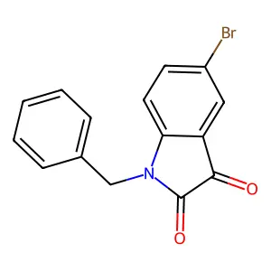 1-Benzyl-5-bromoisatin structure