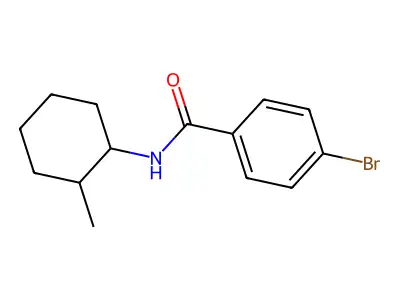 4-bromo-N-(2-methylcyclohexyl)benzamide structure