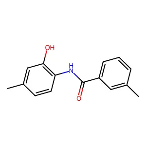 N-(2-hydroxy-4-methylphenyl)-3-methylbenzamide structure