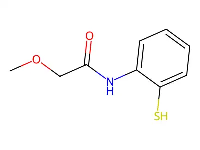 2-methoxy-N-(2-sulfanylphenyl)acetamide structure