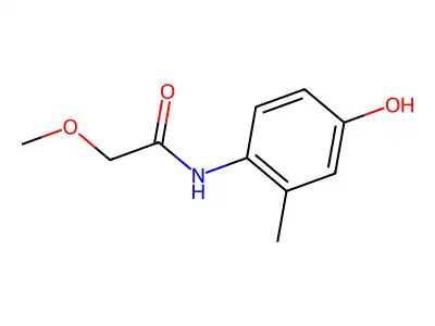 N-(4-hydroxy-2-methylphenyl)-2-methoxyacetamide structure