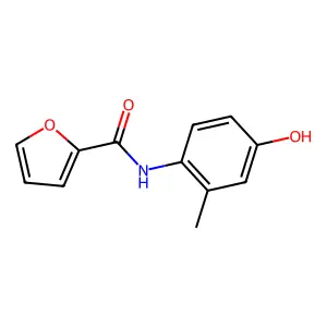 N-(4-hydroxy-2-methylphenyl)furan-2-carboxamide structure