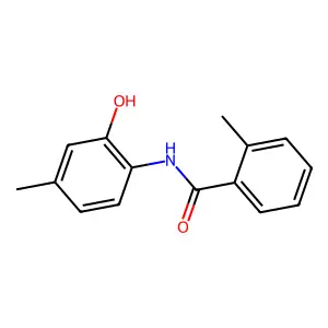 N-(2-hydroxy-4-methylphenyl)-2-methylbenzamide structure