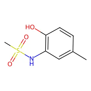 N-(2-hydroxy-5-methylphenyl)methanesulfonamide structure