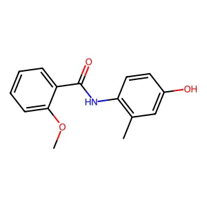 N-(4-hydroxy-2-methylphenyl)-2-methoxybenzamide structure