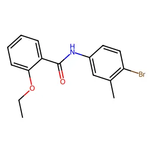 N-(4-bromo-3-methylphenyl)-2-ethoxybenzamide structure