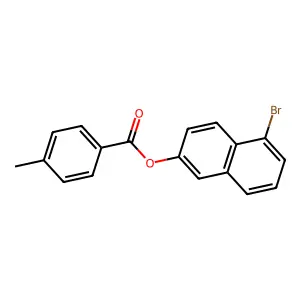 5-Bromo-2-naphthyl 4-methylbenzoate structure