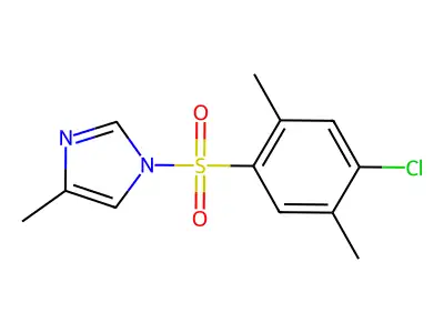 1-(4-Chloro-2,5-dimethylphenyl)sulfonyl-4-methylimidazole structure