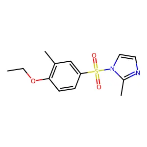 1-(4-Ethoxy-3-methylphenyl)sulfonyl-2-methylimidazole structure