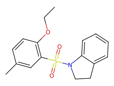 1-(2-Ethoxy-5-methylphenyl)sulfonyl-2,3-dihydroindole structure