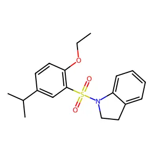1-((2-Ethoxy-5-isopropylphenyl)sulfonyl)indoline structure