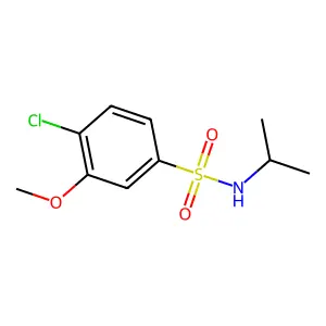 4-chloro-N-isopropyl-3-methoxybenzenesulfonamide structure