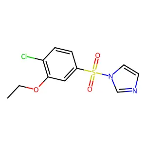 1-(4-Chloro-3-ethoxyphenyl)sulfonylimidazole structure