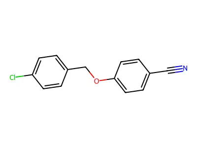 4-[(4-Chlorophenyl)methoxy]benzonitrile structure