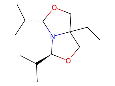1H,3H,5H-Oxazolo(3,4-c)oxazole, 7a-ethyldihydro-3,5-bis(1-methylethyl)- structure