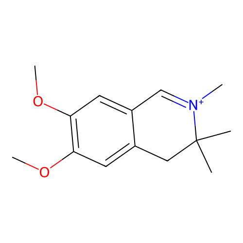 6,7-Dimethoxy-2,3,3-trimethyl-3,4-dihydroisoquinoline structure