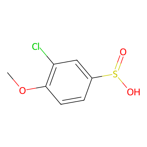3-Chloro-4-methoxybenzenesulfinic acid structure