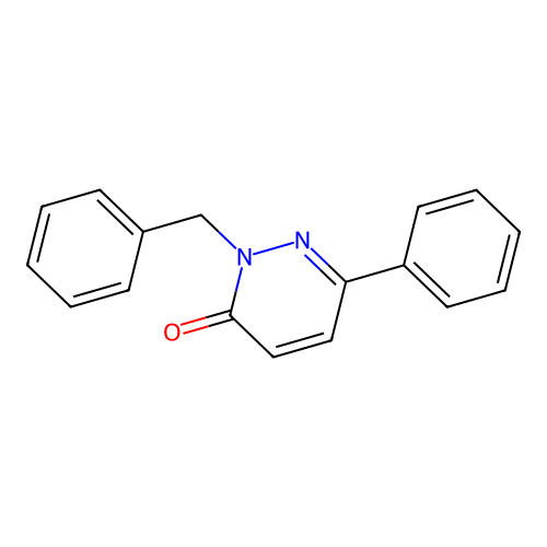 2-benzyl-6-phenylpyridazin-3(2H)-one structure