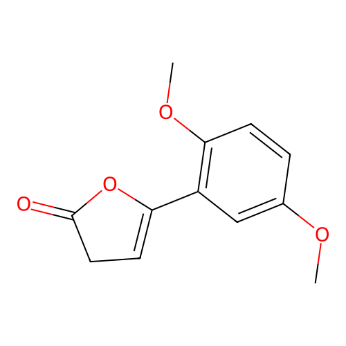 5-(2,5-dimethoxyphenyl)-3H-furan-2-one structure