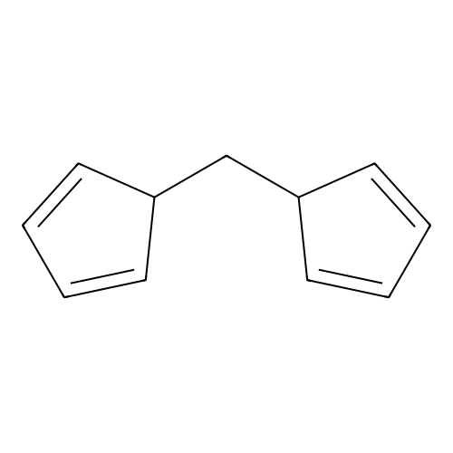 Dicyclopentadienylmethane structure
