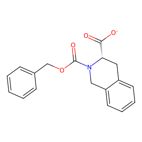 2-[(Benzyloxy)carbonyl]-1,2,3,4-tetrahydroisoquinoline-3-carboxylate structure