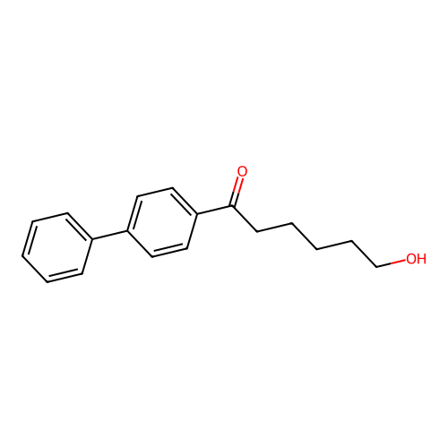 1-Hexanone, 1-[1,1'-biphenyl]-4-yl-6-hydroxy- structure