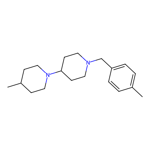 1-[(4-Methylphenyl)methyl]-4-(4-methylpiperidin-1-yl)piperidine structure
