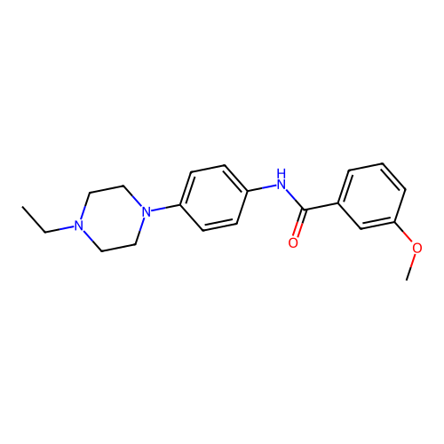 N-[4-(4-ethylpiperazin-1-yl)phenyl]-3-methoxybenzamide structure