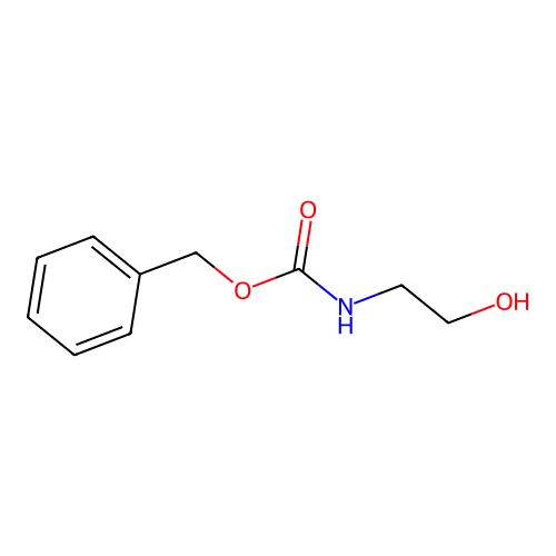 benzyl N-(2-hydroxyethyl)carbamate structure