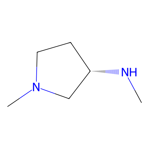 (S)-N,1-Dimethylpyrrolidin-3-amine structure