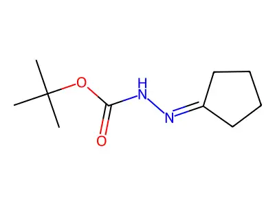 N'-cyclopentylidene(tert-butoxy)carbohydrazide structure