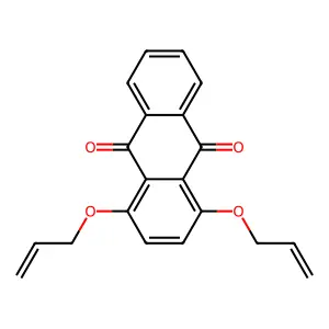 1,4-Bis(allyloxy)anthraquinone structure