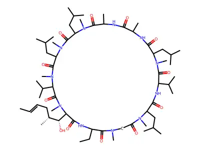 环孢素 structure