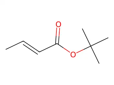 Tert-butyl but-2-enoate structure
