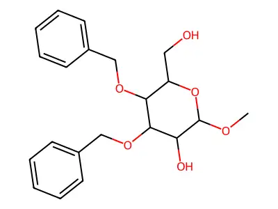 6-(Hydroxymethyl)-2-methoxy-4,5-bis(phenylmethoxy)oxan-3-ol structure