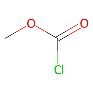 氯甲酸甲酯 structure
