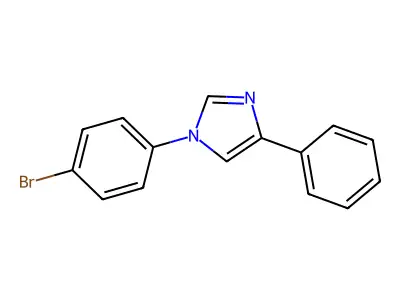 1-(4-Bromophenyl)-4-phenylimidazole structure