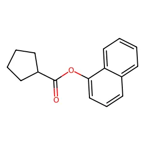 1-Naphthyl cyclopentanecarboxylate structure