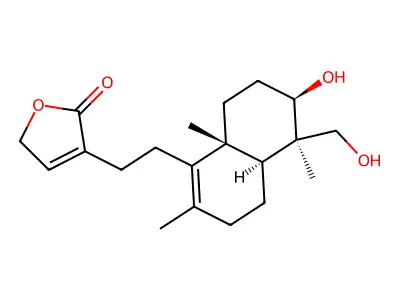 Deoxyandrographolide structure