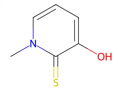 3-Hydroxy-1-methyl-2(1h)-pyridinethione structure