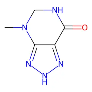 4-methyl-5,6-dihydro-2H-triazolo[4,5-d]pyrimidin-7-one structure