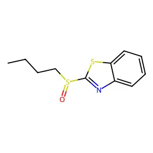 2-(Butane-1-sulfinyl)-1,3-benzothiazole structure