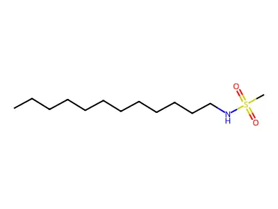 N-dodecylmethanesulfonamide structure
