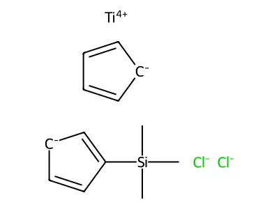 C13H18Cl2SiTi structure