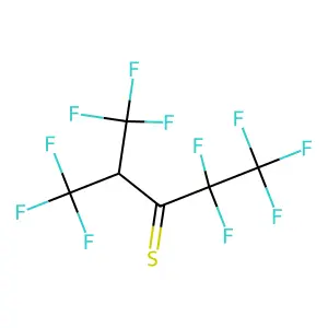 1,1,1,4,4,5,5,5-Octafluoro-2-trifluoromethylpentane-3-thione structure